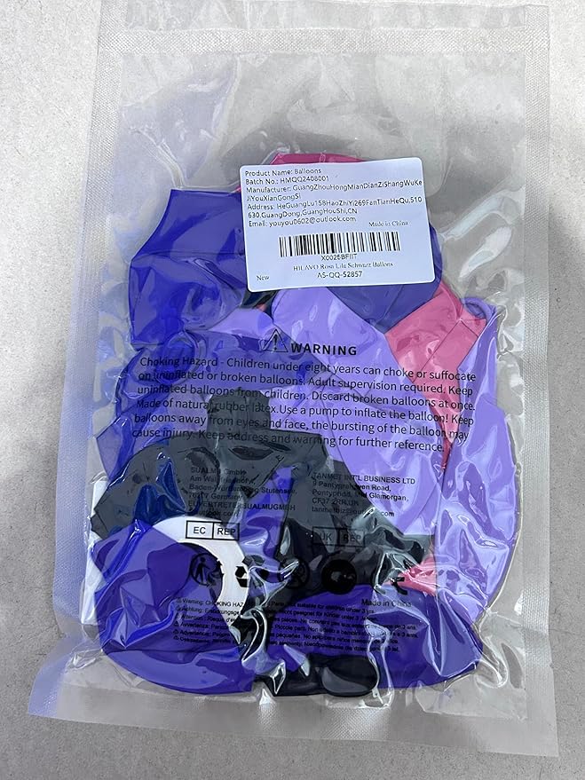 Purple Pink Black Balloons 12 Inch Pastel Pink Purple Black Latex Helium Balloon Purple Metallic Party Balloons for Girls Cartoon Anime Birthday Baby Shower Halloween Party Decorations
