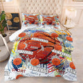 Tailor Shop Basketball Comforter Sets,Kids Twin Bedding Size,Basketball Bedding Sets for Boys Teens,Sport Comforter Sets with 1 Comforter 2 Pillowcases…………