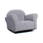 Keet Roundy Rocking Kid's Chair, Brown Gingham