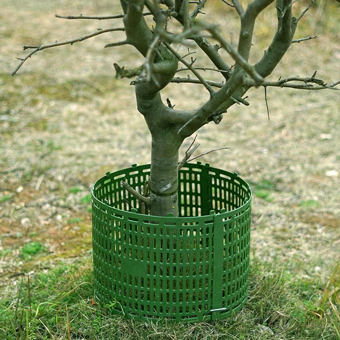 7pcs Tree Trunk Protector, Tree Guards Trunk Protector with Twist Ties, Resizable for Various Size Trees or Plants, Preventing Tree Bark Damage from Pruners, Mowers, and Rodents