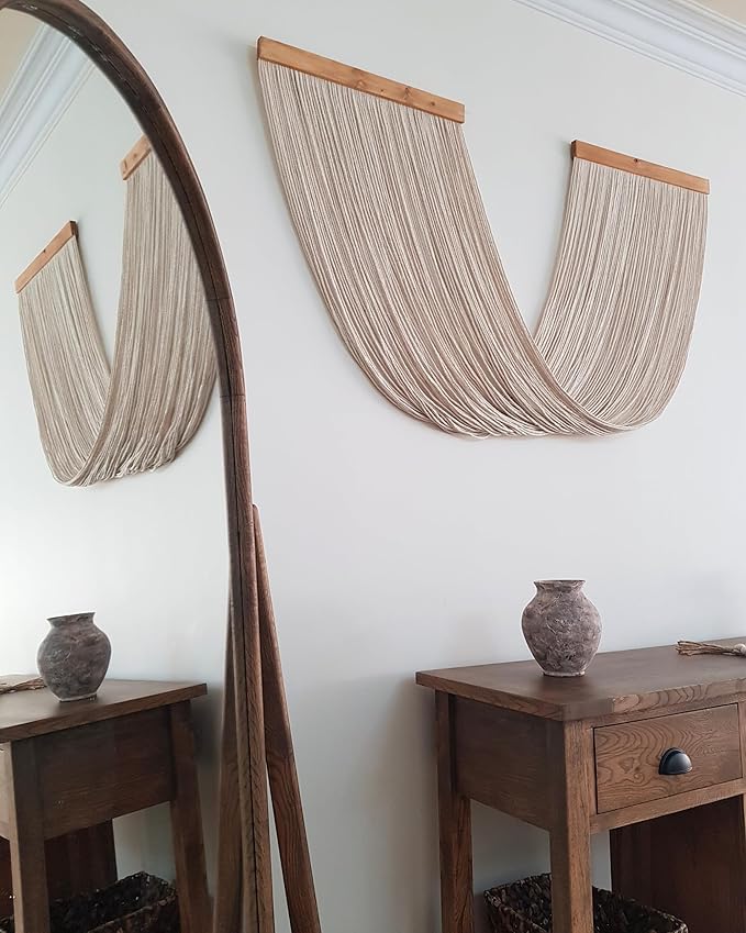 Knots & Beyond Macrame Wall Hanging Large, Boho Wall Tapestry, Bohemian Wall Decor, Fiber Wall Art