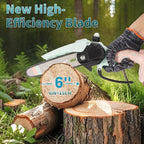 Mini Chainsaw with 2×24V Battery Powered Electric Chain Saw,chain saw are suitable for cutting wood and trimming branches,Mini Chainsaw Cordless With three chains