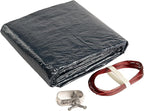 15’ ft. Round Pool Winter Cover for Above Ground Pools - 8-Year Warranty, Cold and UV Resistant, Weatherproof and Durable, Winch & Cable Included