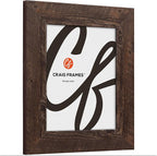 Craig Frames 18x29 Brown Oak Picture Frame for Posters and Gallery Wall | Lightweight shatter resistant acrylic facing with a rigid backing board, made in the USA