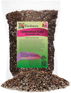 Gardenera Professional Carnivorous Plant Soil - Ready to Use for Venus Flytraps, Sundews, Pitcher Plants, Butterworts | Peat Moss, Coco Coir, Perlite - 2 Quart Bag