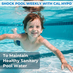 Pro-Grade Chlorine Pool Shock, 68% Cal-Hypo Granular Sanitizer, Prevents Bacteria & Algae, Restores Crystal Clear Water - Shock Treatment, Swimming Pool Chemical - 50Lb