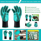Professional 2-Pack 80 Gallon Large Yard Garden Bags (D26, H33 in) with Gardening Gloves for Yard Waste,Leaf Bags,Debris Bag,Garden Trash Container,Recycle Bin,Lawn Grass Clippings,Weeds Bag 4 Handles