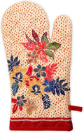 Maison d'Hermine Oven Gloves 100% Cotton Oven Mitt (7" x 13", Pack of 1) | With Loop Heat Resistant BBQ Cooking Gloves Baking Kitchen Handling Hot Pans Thanksgiving Christmas - Kalahari