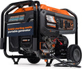 Generac 9,400 Starting Watt Dual Fuel Portable Generator - Electric Start - Gas or Propane Powered - Home Backup or Jobsite - Quiet, Long Runtime, Emergency Power - 49-State Compliant