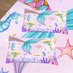NINENINE Mermaid Tail Bedding Sets Mermaid Comforter Set,Full Size Bedding Sets for Girls,Princess Comforter Toddler Bedding Sets for Girls with 1 Comforter 2Pillowcases