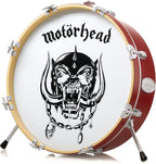 NUMSKULL Motorhead Logo 3D Drum Lamp - Desk Lamp for Bedroom, Office, Home, Study, Work - Official Motorhead Merchandise