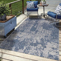 Keen Home Design Terrace Outdoor Area Rug - 8x10 Washable Indoor/Outdoor Rug for Patio, Kitchen, Balcony, Beach, Garden, Deck and Porch, Size: 7'7"x10'
