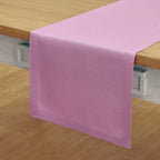 Solino Home Linen Violet Table Runner 108 Inches Long - 100% Pure Linen 14 x 108 Inch Table Runner for Dining, Halloween - Fete
