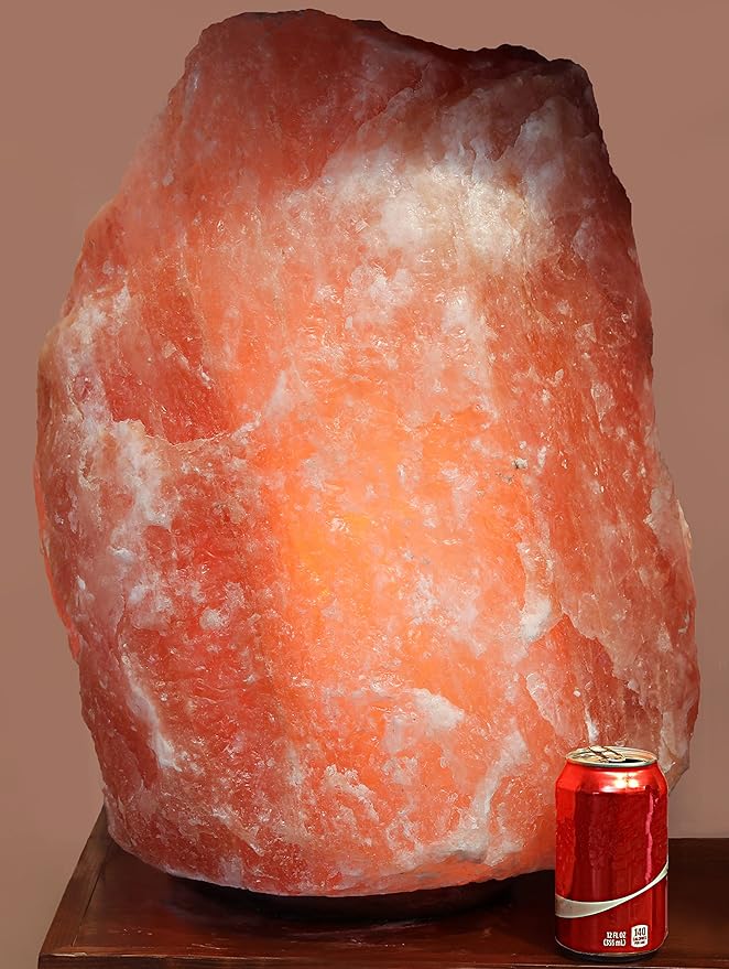 Giant Natural Himalayan Crystal Rock Salt Lamp 190~205 lbs