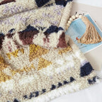CASAAGUSTO Boho Sherpa Throw Blanket, Aztec Throw Blanket, Ultra Soft, Warm, Cozy, Plush, Thick Fleece Bohemian Blanket for Couch, Bed, Sofa (Khaki 50 * 60 Inch)