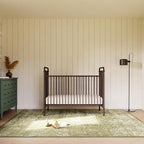 Namesake Abigail 3-in-1 Convertible Metal Crib in Vintage Iron, Greenguard Gold Certified