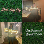 Custom Neon Signs for Wall Decor, CUSTOMNEON Personalized Neon Signs Customizable for Wedding Birthday Prom Party, Custom Neon Lights for Bedroom Bar Studio Beauty Salon Business Shop