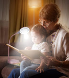 5X Magnifying Lamp，Lighted Magnifying Glass with Light and Stand Hands Free, Desk Magnifying Light, LED Magnifier Work Lamp for Women, Ladies, Kids Reading.