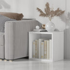 Magic DIY Cube Storage Organizer -Cube Storage Shelf -Wood Storage Cubes -Stackable Cubes Perfect for Books Clothes Toy(Pure White-Washed, General Cube)