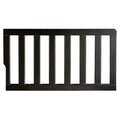 Evolur Loft Art Deco Convertible Crib Toddler Guard Rai, Black