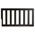 Evolur Loft Art Deco Convertible Crib Toddler Guard Rai, Black