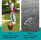 52cc Gas Weed Wacke, 6 in 1 Weed Eater 2-Stroke Gas String Trimmer Brush Cutter Gas Grass Trimmer Lawn Mower Grass Cutter