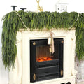 5FT Christmas Norfolk Pine Garland -1PCS, Artificial Pine Needles Garlands Faux Greenery Fake Garland for Holiday Fireplace,Table,Window,Stairs,Mante,Indoor Outdoor Decor