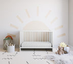 Storkcraft Calabasas 3-in-1 Convertible Crib (White) – GREENGUARD Gold Certified, Fits Standard Crib Mattress, Converts to Toddler Bed, Modern Style, Easy 30-Minute Assembly