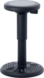 Studico ActiveChairs Adjustable Wobble Stool, Flexible Classroom Seating, Improves Focus, Posture and Helps ADHD/ADD, Sensory Chair, Active Fidget Chairs Adjusts from 16.65" to 23.75" Ages 13-18 Black