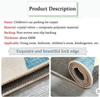 Kids Rug Play Mat Great for Playing with Cars and Toys,Educational Kid Road and Traffic City Life Carpet,Children Baby Fun Throw Rug for Bedroom Play Room,63X91Inch/160X230CM