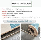 Kids Rug Play Mat Great for Playing with Cars and Toys,Educational Kid Road and Traffic City Life Carpet,Children Baby Fun Throw Rug for Bedroom Play Room,31X47Inch/80X120CM