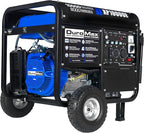 DuroMax XP10000E 10,000-Watt Gas Powered Portable Generator - Electric Start, Whole Home Backup Power, Transfer Switch Ready, RV & Emergency Ready