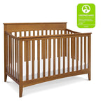 DaVinci Grove 4-in-1 Convertible Crib in Chestnut, Greenguard Gold Certified