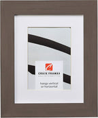 Craig Frames Jasper, 14 x 18 Inch Country Whiskey Brown Picture Frame Matted to Display a 10 x 13 Inch Photo