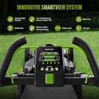 SUNTEK 40V 21-Inch Cordless Lawn Mower, Upgarded Battery Powered Self-Propelled Lawn Mowers, 2 x 4.0Ah Lithium-ion Battery and Rapid Charger Included, Digi-Brushless, APP Compatible, SLM4521