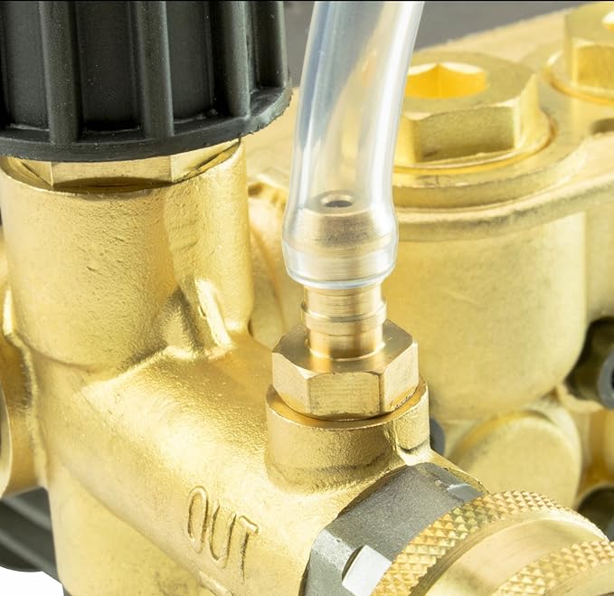 Triplex Power Pressure Washer Pump 5 GPM 3200 PSI 3600 RPM 1" Hollow Shaft with Unloader