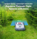 T1200Pro Robot Lawn Mower Wire Free, RTK+Vision Ride-on Edge Mapping Mowing for 0.35 Acre Yard, AI Obstacle Avoidance, APP Multi-Zone Management, Automatic Robotic Lawnmower Handle 20° Slope