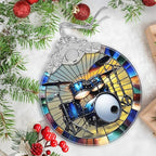 Drum Kit Stained Glass Orament - Christmas Ornament - Christmas Decorations for Tree - Holiday Present ldeas - Gift Exchange
