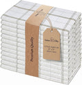 Urban Villa Cloth Napkins Cotton 20x20 (Set of 12) Tiny Checks