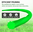 080 Twisted Trimmer Line T-03866 for Makita Gas and Electric Grass Trimmer and Brushcutters,0.080In Weed Wacker String Compatible with Most Cordless Trimmers Standard Models -- Green 175Ft 1/2 lbs