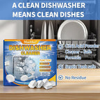 24 Pack Dishwasher Cleaner and Deodorizer Tablets – Natural Heavy Duty Deep Cleaning Descaler pods, Compatible with All Dish washer Models, Removes Limescale Grease& Odor, Septic Safe(1-Year Supply)