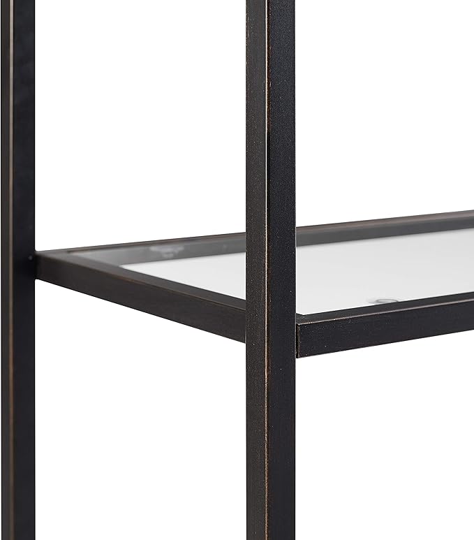 Crosley Furniture Aimee Etagere Bookcase, Oil-Rubbed Bronze