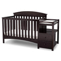 Delta Children Abby Convertible Crib and Changer, Dark Chocolate
