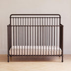 Namesake Winston 4-in-1 Convertible Metal Crib in Vintage Iron, Greenguard Gold Certified