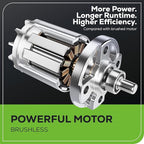 Greenworks 80V 16" Brushless Cordless (Attachment Capable) String Trimmer, 2.5Ah Battery and Charger Included