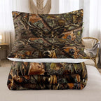 NINENINE Deer Comforter Set,Boys Twin Bedding Sets,Camo Comforter Sets,Twin Comforter Sets for Boys,Western Bedding Sets with 1 Comforter 1 Pillowcase