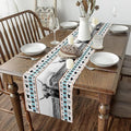 jejeloiu Highland Cow Home Decor for Living Room Dresser Scarfs Dresser Runners Western Table Runner Kids Boho Western Seasonal Vintage Exotic Table Decoration for Kitchen Dinning 13" x 72"