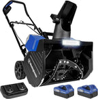 Westinghouse WSnow18 48V Cordless Snow Blower 18 Inch Kit, Steel Auger, LED Light, 1200W Brushless Motor, 25ft Throwing Distance, Plows 650lbs/min, Compatible with Snow Joe Batteries