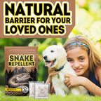 Snake Repellent for Yard Pet Safe, Indoor and Outdoor, 12 Packs | Repels rattlesnakes, Protects Garden Garage Farm Camping Backyard House Coop, Natural Formula, Easy to Use, Long-Lasting
