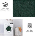 Area Rugs for Bedroom Living Room, 6x9 Dark Green Super Soft Comfy Thickened Memory-Foam Indoor Carpets, Modern Aesthetic Minimalist Carpet for Boys Girls Adults Apartment Nursery Home Décor